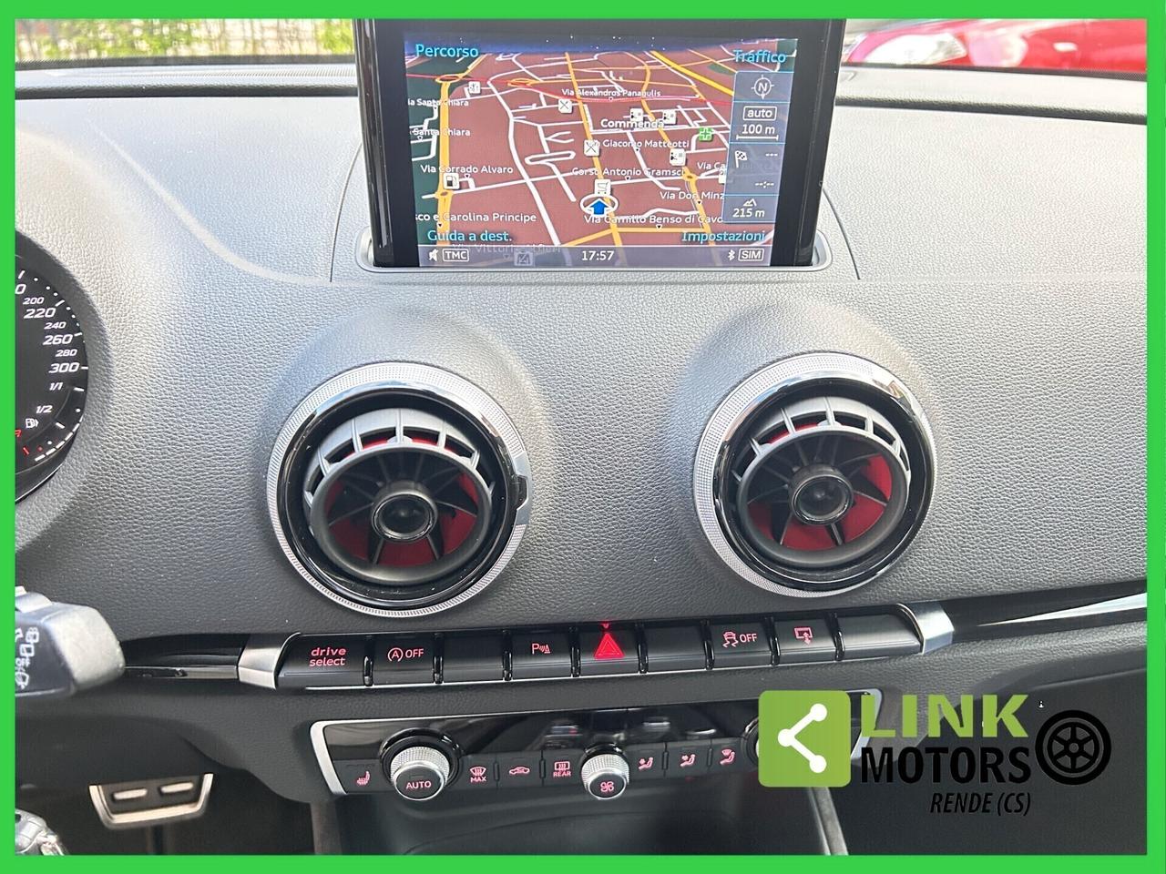 Audi RS 3 SPB 2.5 TFSI quattro 367cv S tronic S line 02/2016