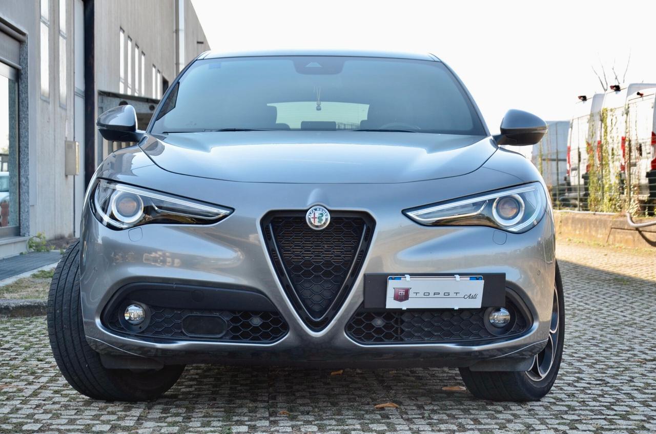 ALFA ROMEO STELVIO 2.2 T VELOCE Q4 210cv AUTO, EURO 6D, SERVICE CON FATTURE, XENO, RETROCAMERA, PELLE, PERMUTE