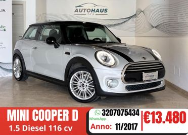 Mini Cooper D 1.5 Diesel 116 cv