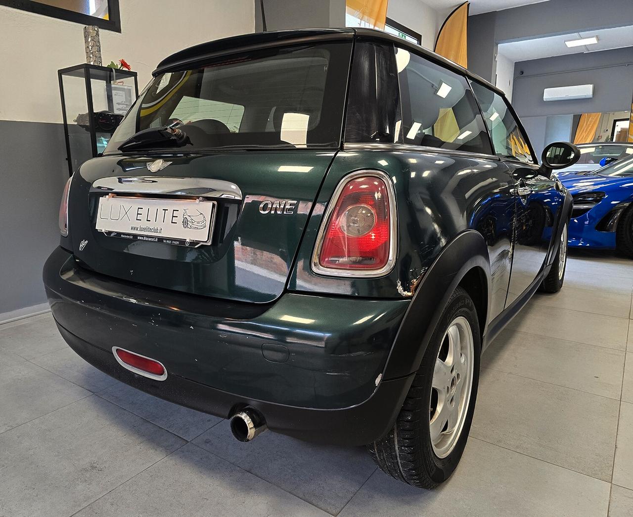 Mini One Clubman One 1.4 VERDE INGLESE_OK NEOPATENTATI_GOMME PIRELLI!!