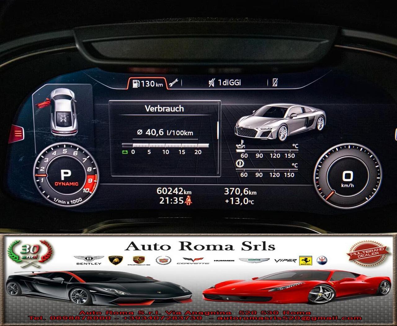 Audi R8 Coupé V10 quattro S tronic RWD performance camera Led nappa