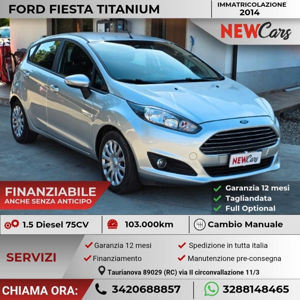 Ford Fiesta 1.5 TDCi 75CV 5 porte Titanium