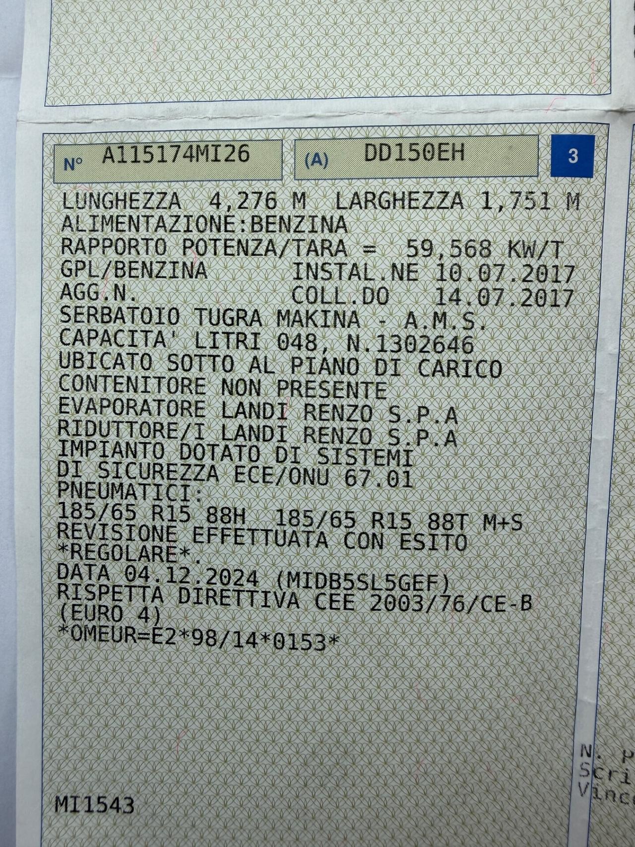 CITROEN XARA 1.6 BENZINA-GPL VALIDO EURO4 CLIMA