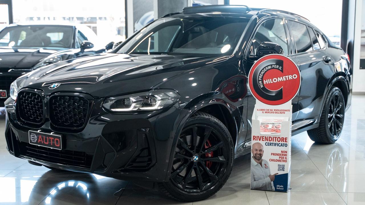Bmw X4 XDRIVE 30D MHEV 48V MSPORT PRO 20" TETTO PACK LUCI XENO NAVI PELLE FULL OPTIONAL