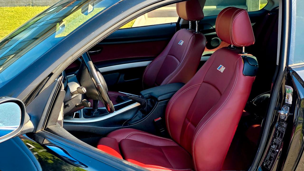 Bmw 320d E92 coupè Interni pelle rosso