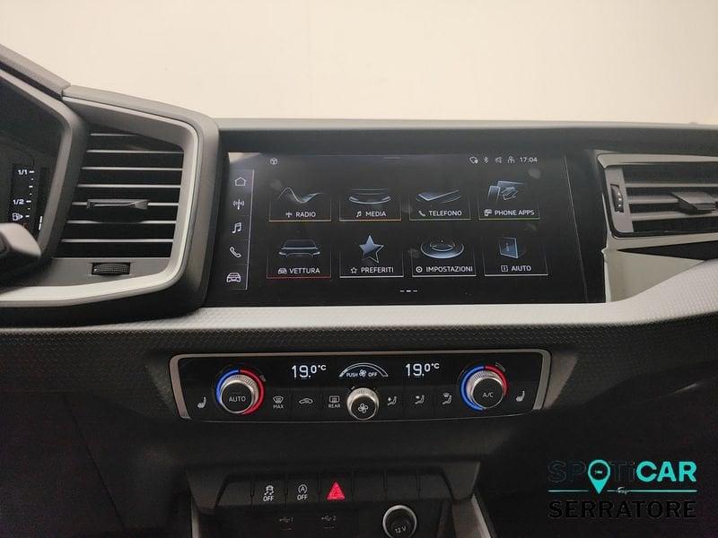 Audi A1 II 2019 Sportback Sportback 25 1.0 tfsi Admired Advanced s-tronic my20