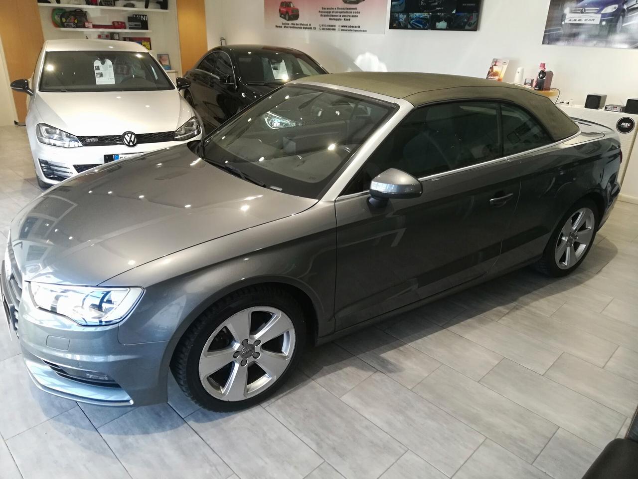 AUDI - A3 Cabrio - 2.0 TDI cl.d S tr. Ambition - EURO6 - FINANZIABILE - RITIRO PERMUTE