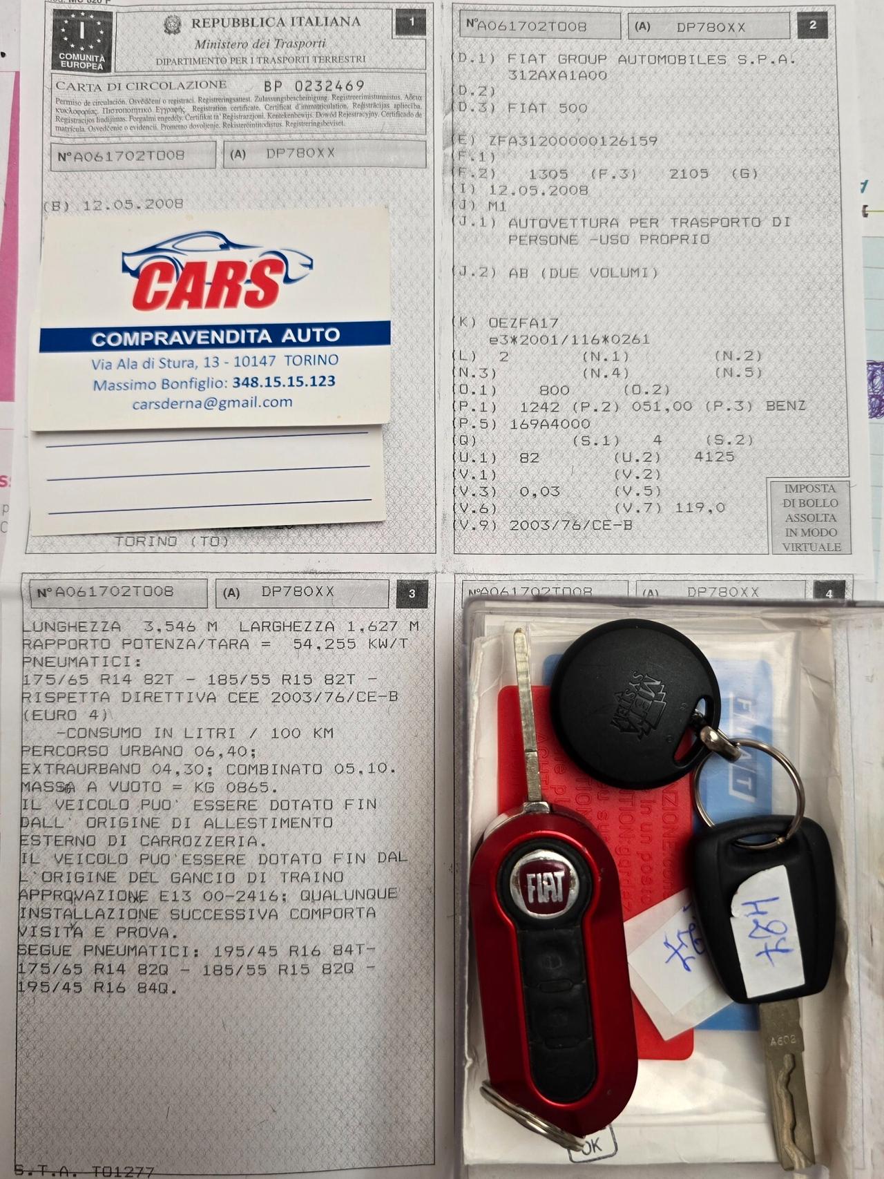 Fiat 500 1.2 Sport