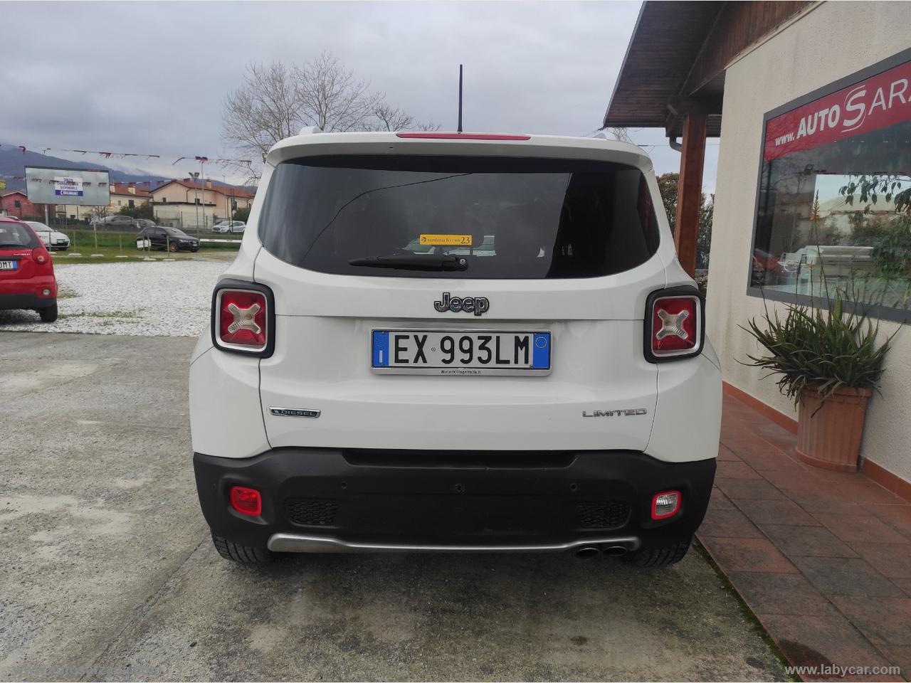 JEEP Renegade 1.6 Mjt 120CV Limited 3 ANNI GARANZIA -- 15GG SODDISFATTI O RIMBORSATI