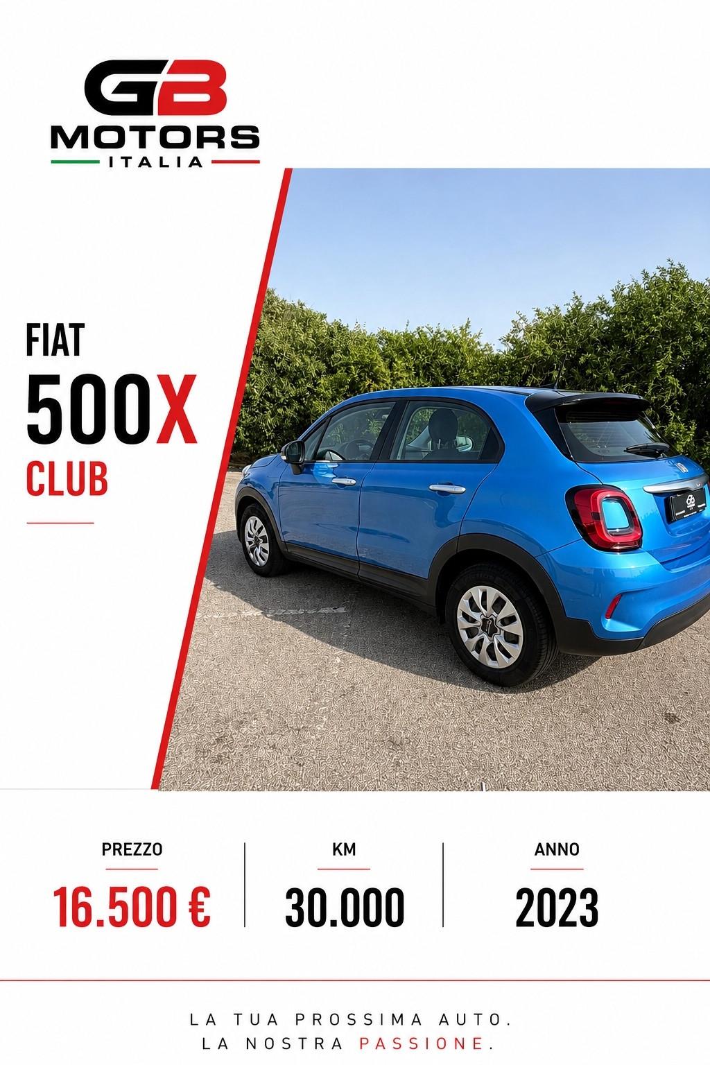Fiat 500X 1.3 MultiJet 95 CV FINANZIABILE
