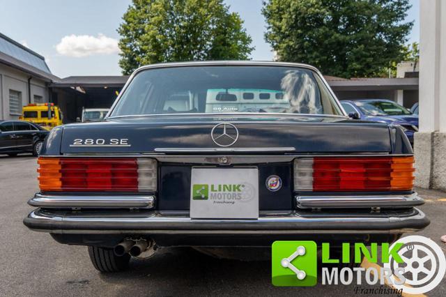 MERCEDES-BENZ 280 SE 2.8 177CV - 68.000KM - TARGA NERA ISCRITTA ASI