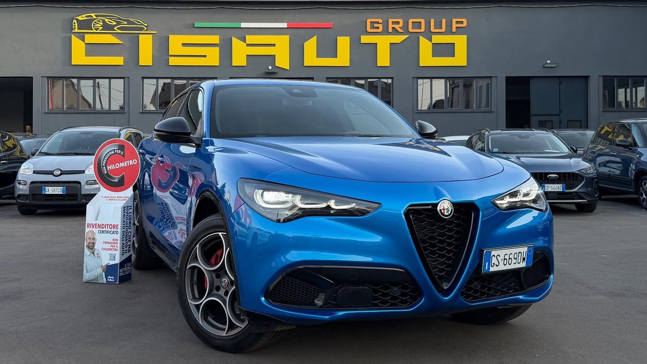 ALFA ROMEO STELVIO Q4 2.2 COMPETIZIONE TURBODIESEL AT8 210 CV - VOLANTE E SEDILI IN PELLE RISCALDATI, FULL LED