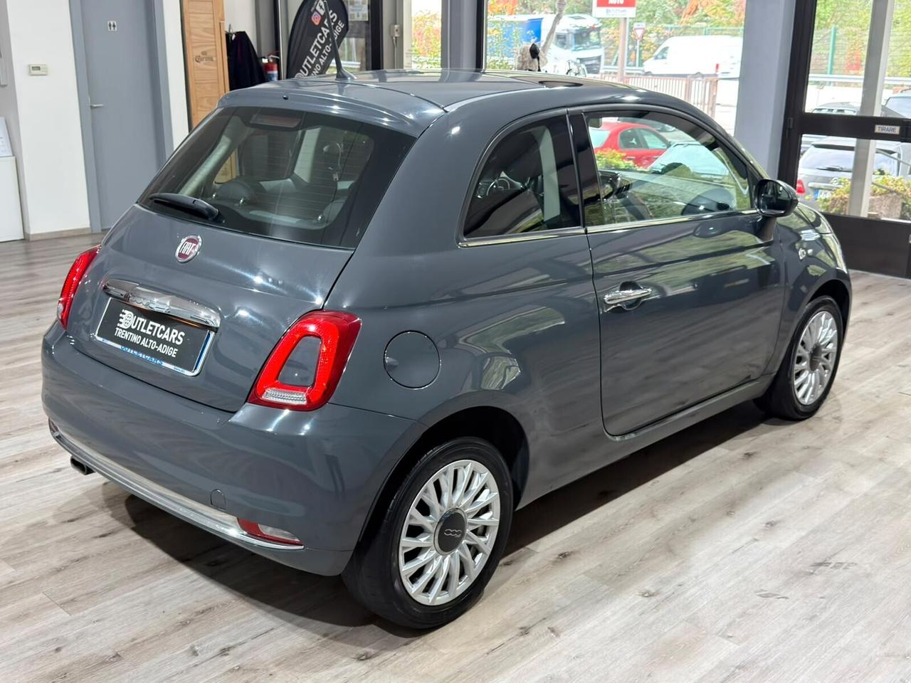 FIAT 500 1.2 69CV TETTO PANORAMICO - NEOPATENTATI