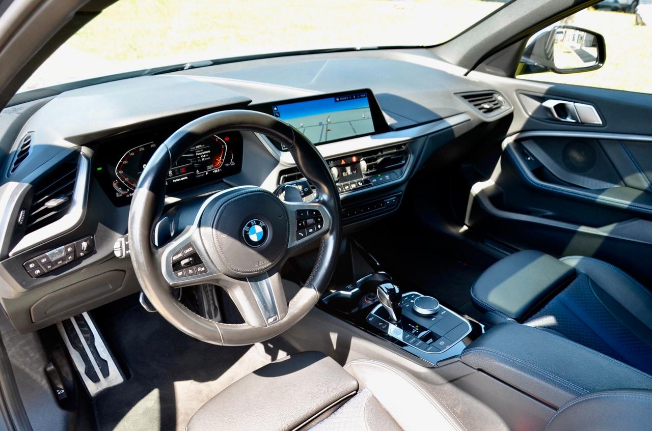 BMW 118d MSPORT 150cv AUTO, UFF ITALIANA, SERVICE UFF BMW, EURO 6D, TETTO, 19", HIGH BEAM, PERMUTE