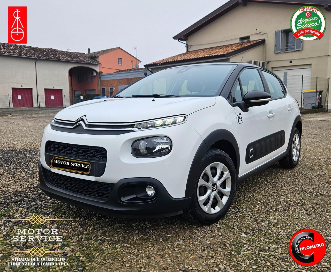 Citroen C3 1.2 benzina 65000km da 79€ mese