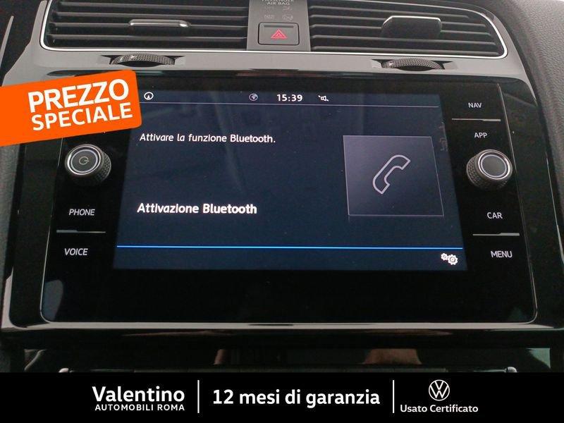 Volkswagen Golf 1.5 TGI 5p. Executive BlueMotion Technology