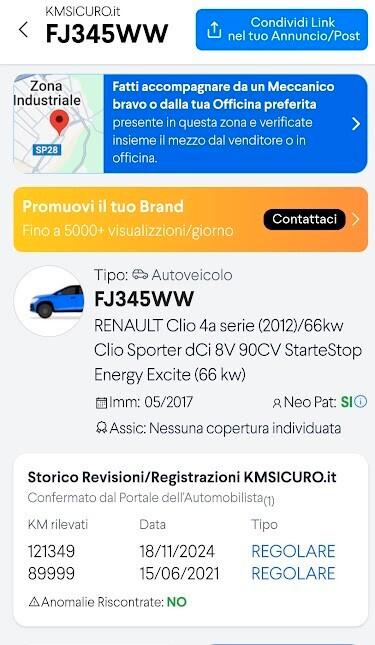 Renault Clio Sporter dCi 8V 90CV Start&Stop Energy Intens