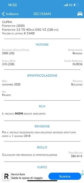 Cupra Formentor 2.0 TSI 4Drive DSG VZ Launch Edition