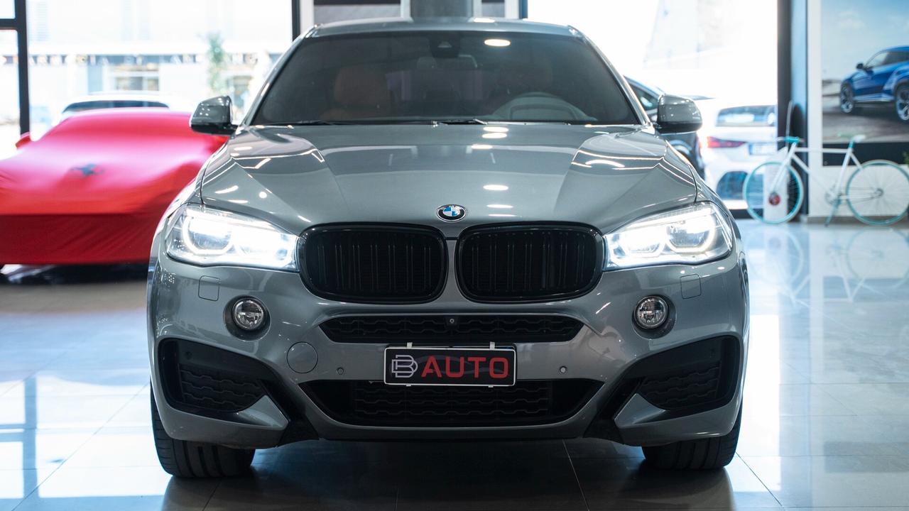 Bmw X6 XDRIVE 30D MSPORT PRO 258CV AUTO 21" PACK LUCI HARMAN KARDON CARBON XENO NAVI PELLE FULL OPTI
