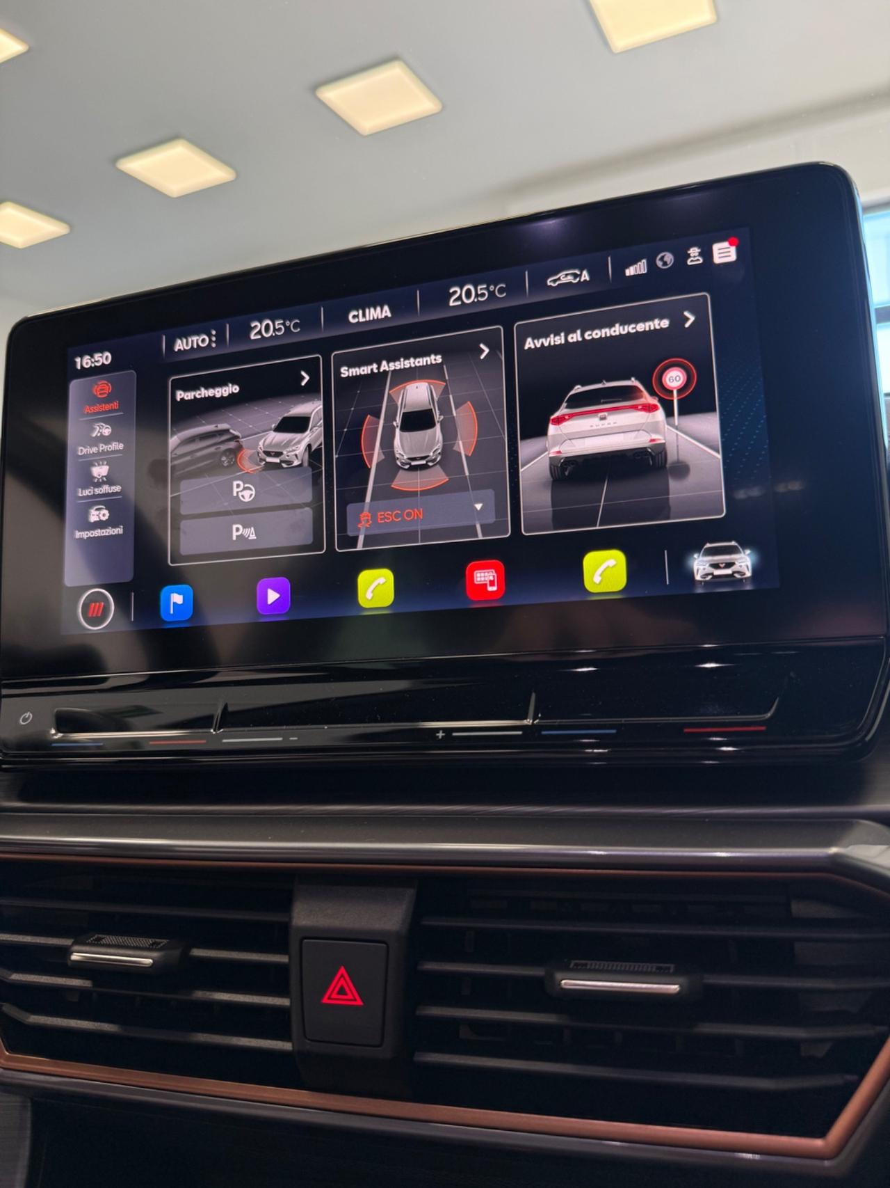 Cupra Formentor 1.5 tsi 150cv dsg LUCI SOFFUSE,TELECAMERA,NAVI,APPLE CARPLAY,ANDROID AUTO,PELLE PARZIALE