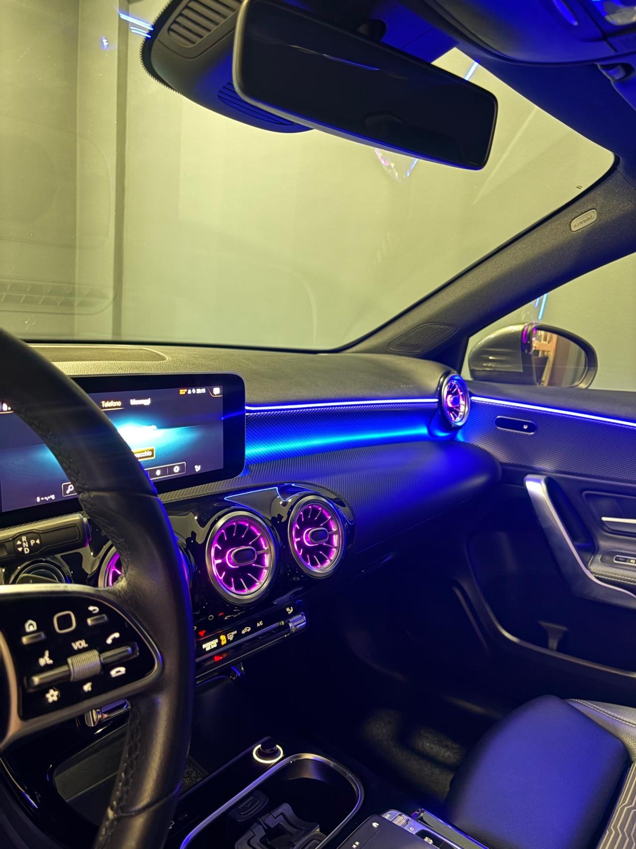 Mercedes classe A 180D Automatic luci ambient