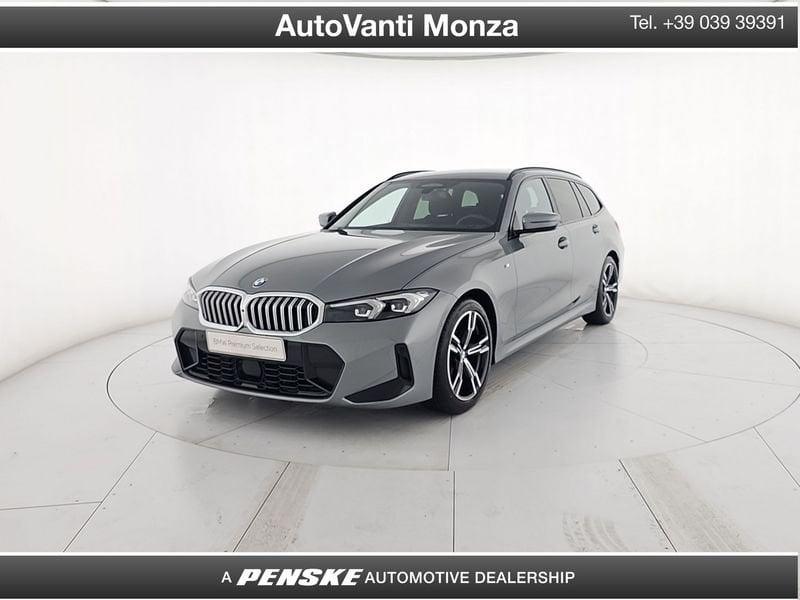 BMW Serie 3 318d Touring mhev 48V MSport auto con gancio traino