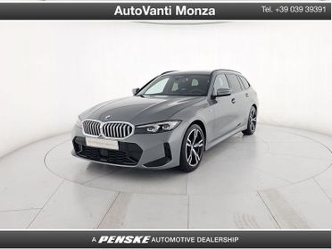 BMW Serie 3 318d Touring mhev 48V MSport auto con gancio traino