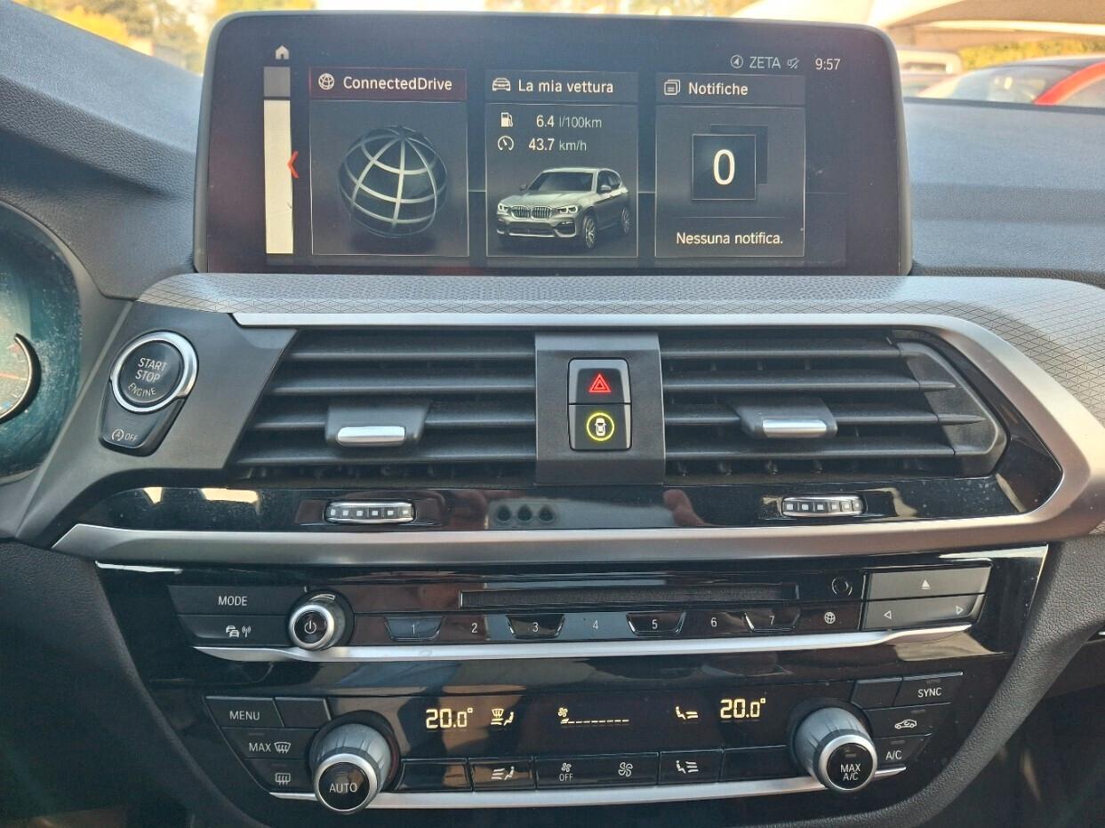 Bmw X3 xDrive Serie Msport Cerchi 20 Pelle Telecamere