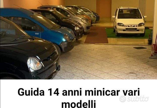 Minicar 100%elettrica ztl guida 14 anni