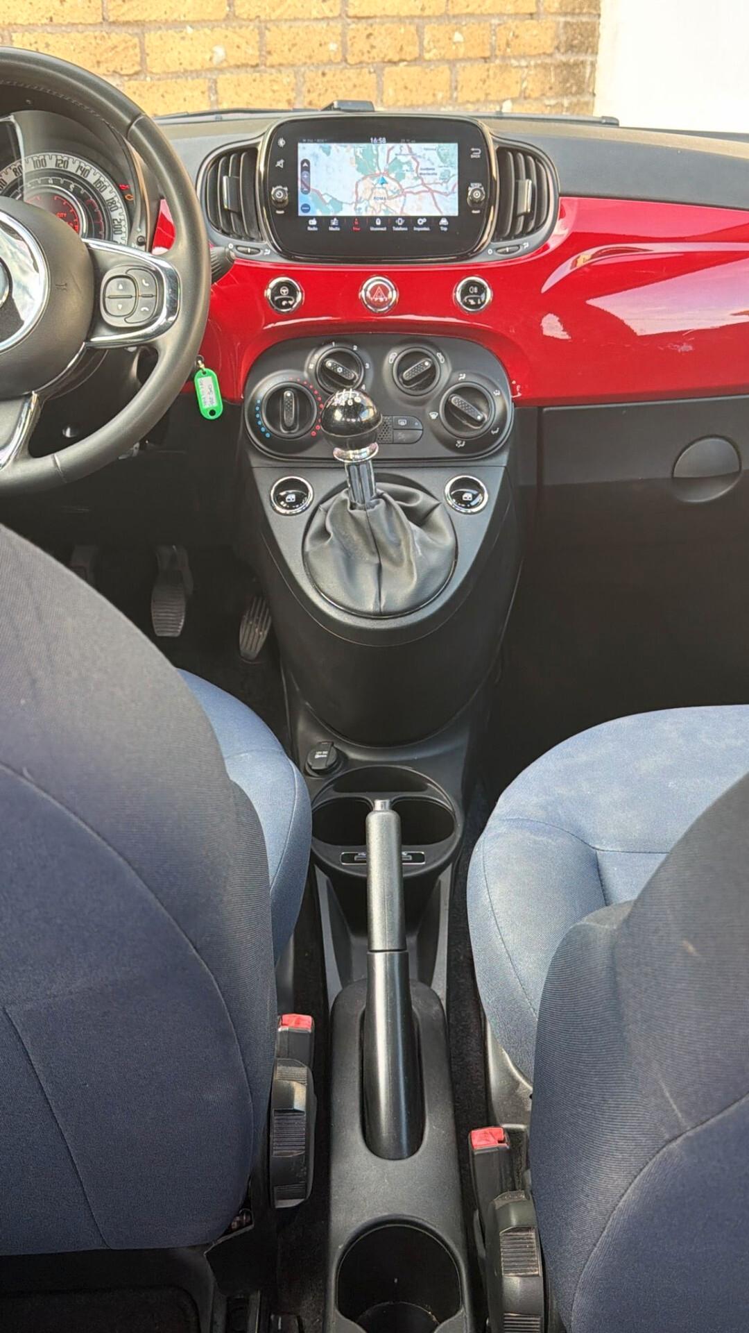 Fiat 500 1.0 Hybrid Red