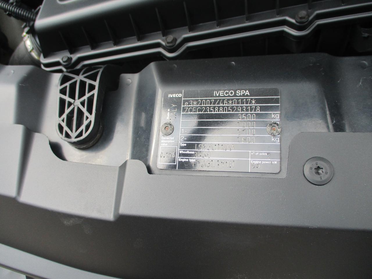 Iveco Daily 35C12 2.3 120CV E6 TELAIO P.3450