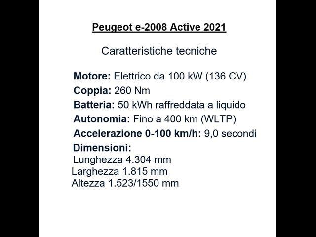 PEUGEOT 2008 E - 100kW Active