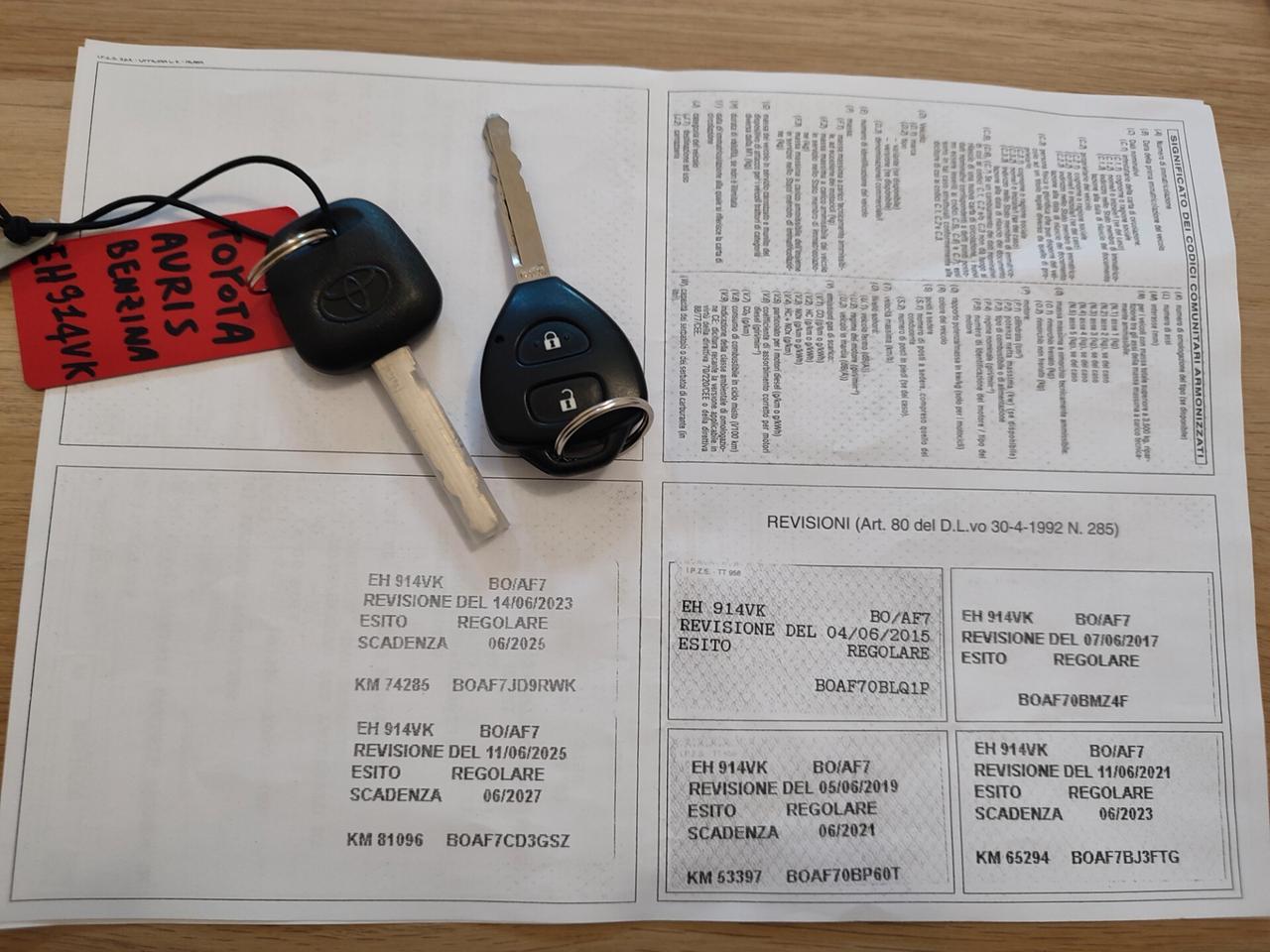 TOYOTA AURIS 1.6BENZINA POCHI KM COME NUOVA STUPENDA