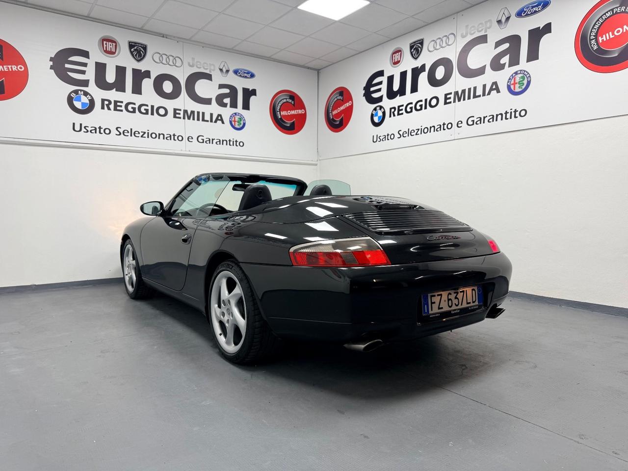 Porsche 911 3.4 Carrera 300CV Manuale Cabriolet ASI HARDTOP 06/2001 TAGLIANDI UFFICIALI