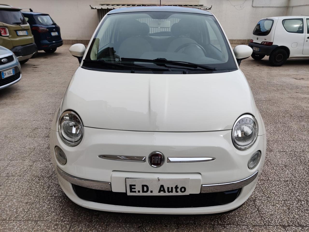 Fiat 500 benz tetto panoramico