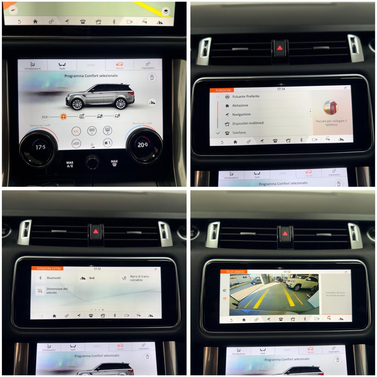 Land Rover Range Sport 3.0D L6 249 CV HSE Dynamic Stealth 12/2021 EURO 6D TEMP