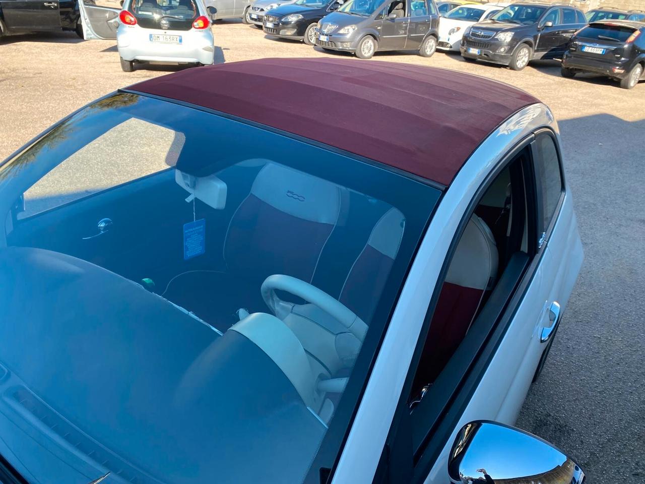 Fiat 500 1.2 Lounge 69cv cabrio full nuova 2010