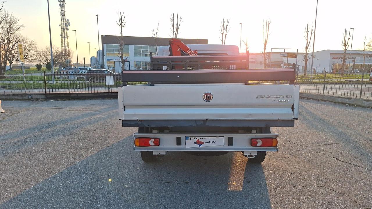 Fiat Ducato 35 2.3 MJT 130CV PLM-DC Cabinato CASSONE FISSO + GRU FASSI
