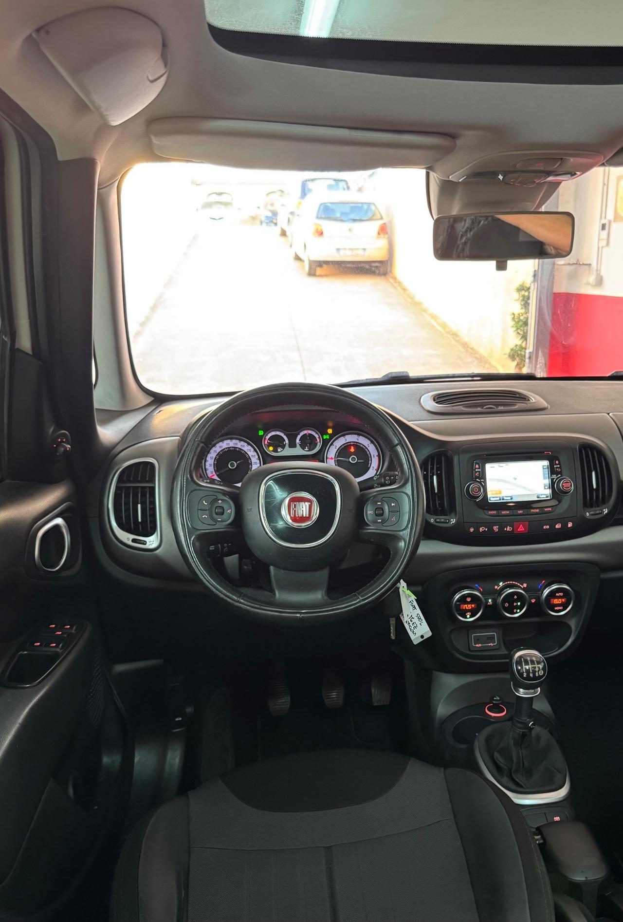 FIAT 500 L, 90000 CHILOMETRI, 2016,TETTO PELLE NAVIGATORE