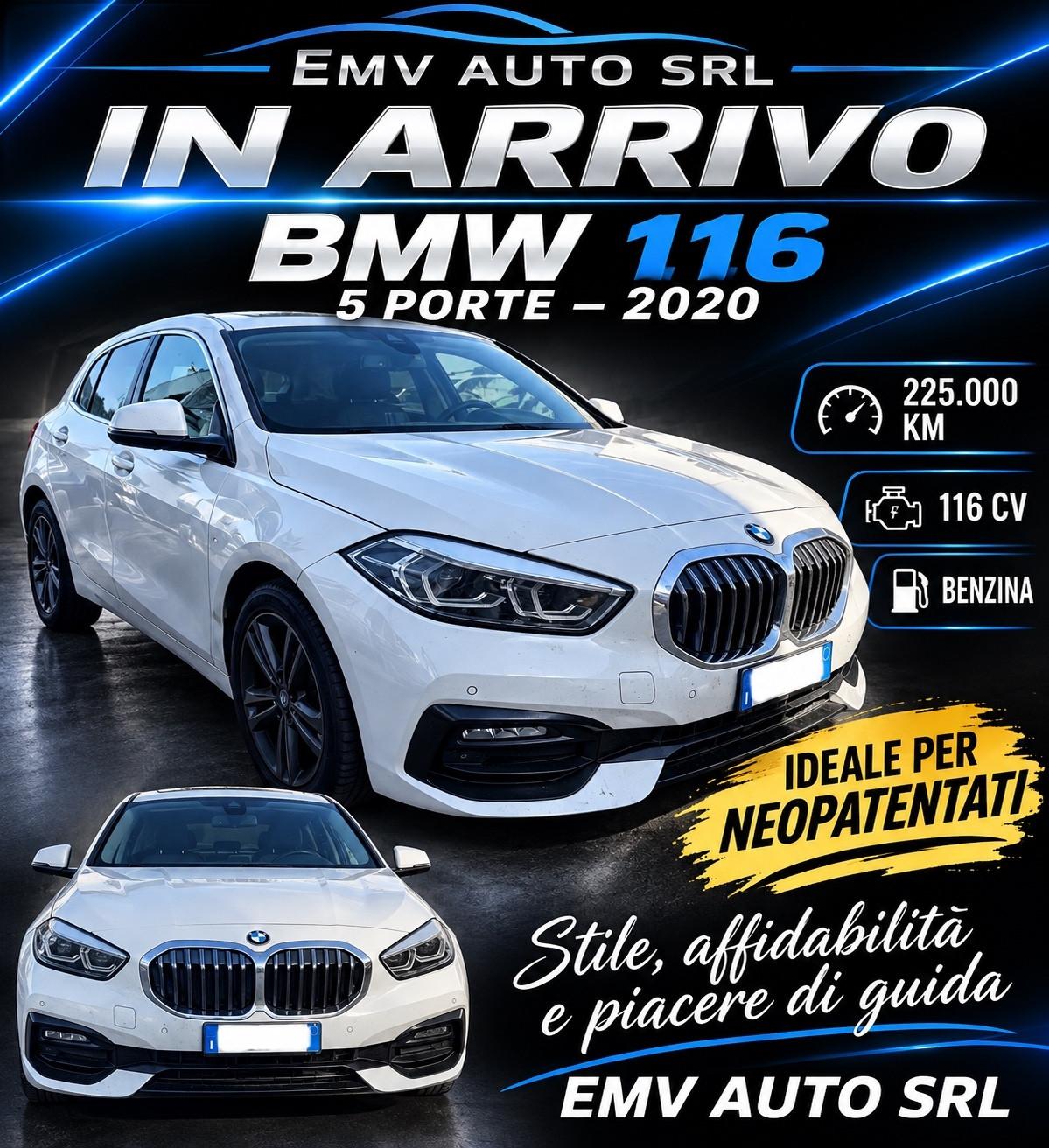 Bmw 116 116d 5p. Msport OK NEOPATENTATI