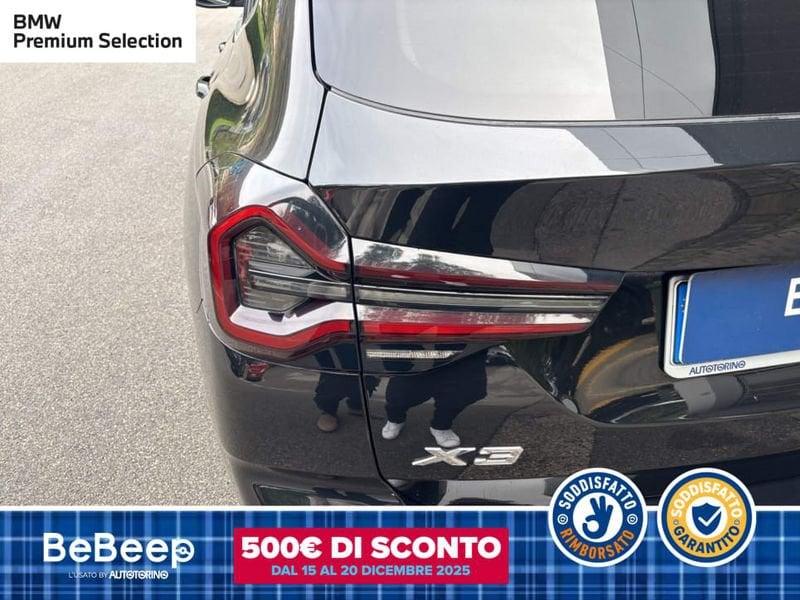 BMW X3 XDRIVE20D MHEV 48V AUTO