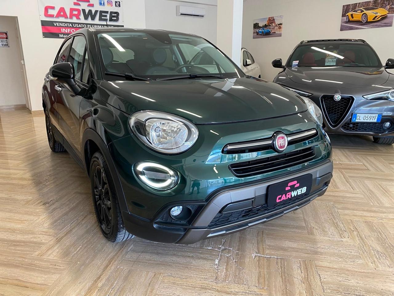 FIAT 500X CROSS 1.3Mjt 95CV Led Navy CAM 2019