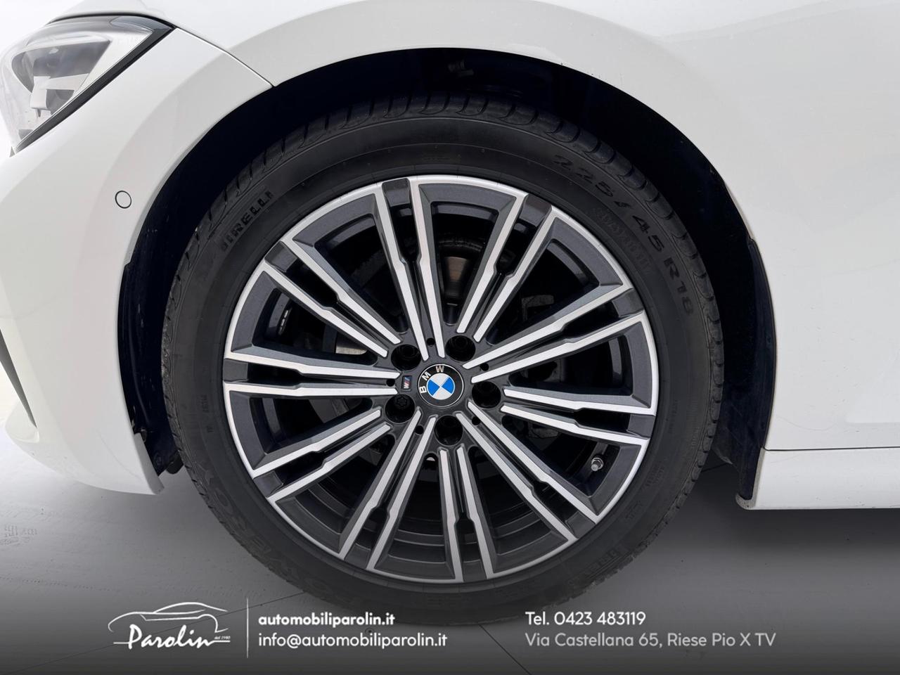 BMW Serie 3 Berlina 318d 48V Msport auto LED-CarPlay-Telecamera