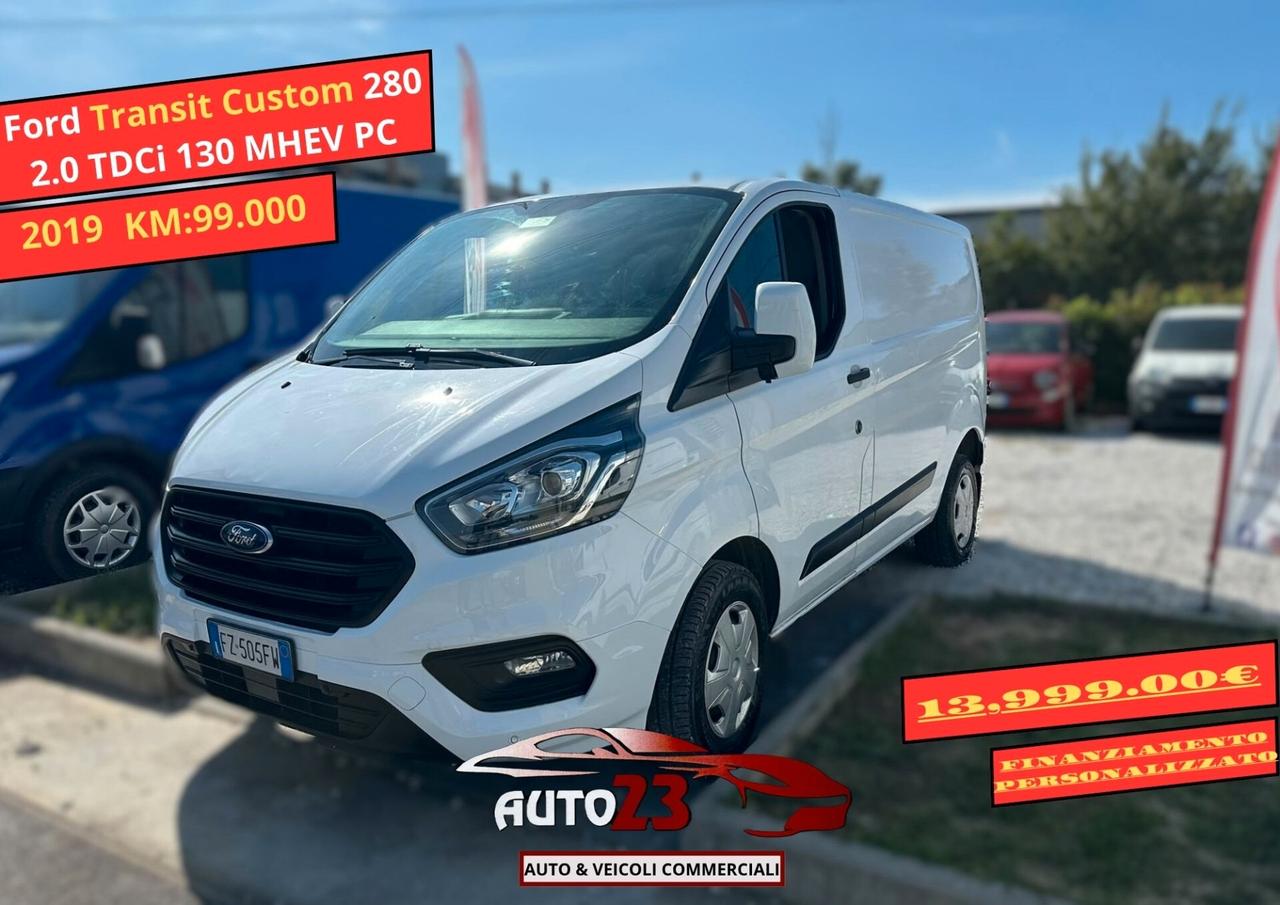 Ford Transit Custom 280 2.0 TDCi 130 MHEV PC Furgone Trend