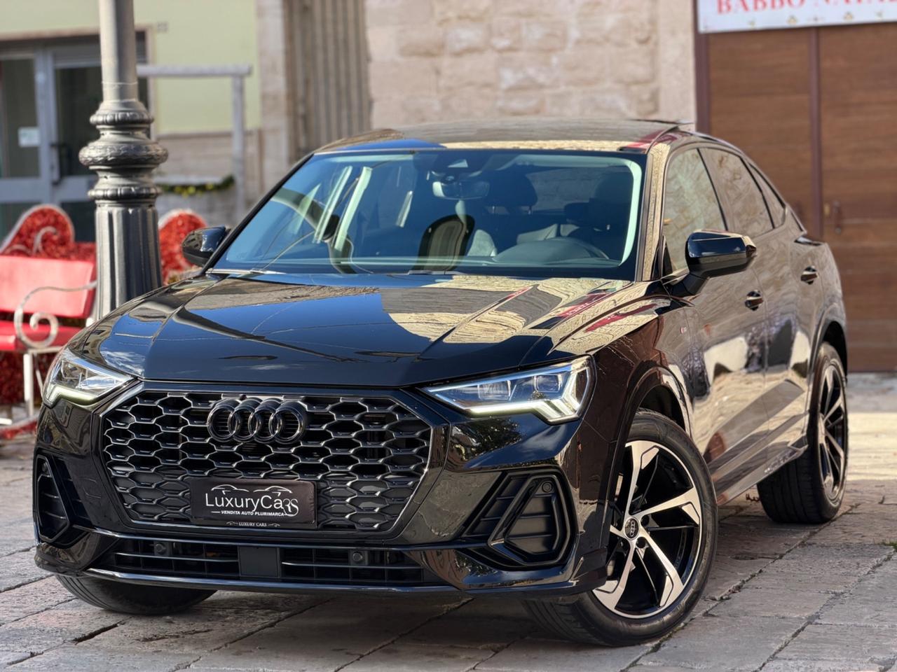 Audi Q3 SPORTBACK 35 TDI 2.0 150 CV S LINE TRONIC IDENTITY BLACK TETTO