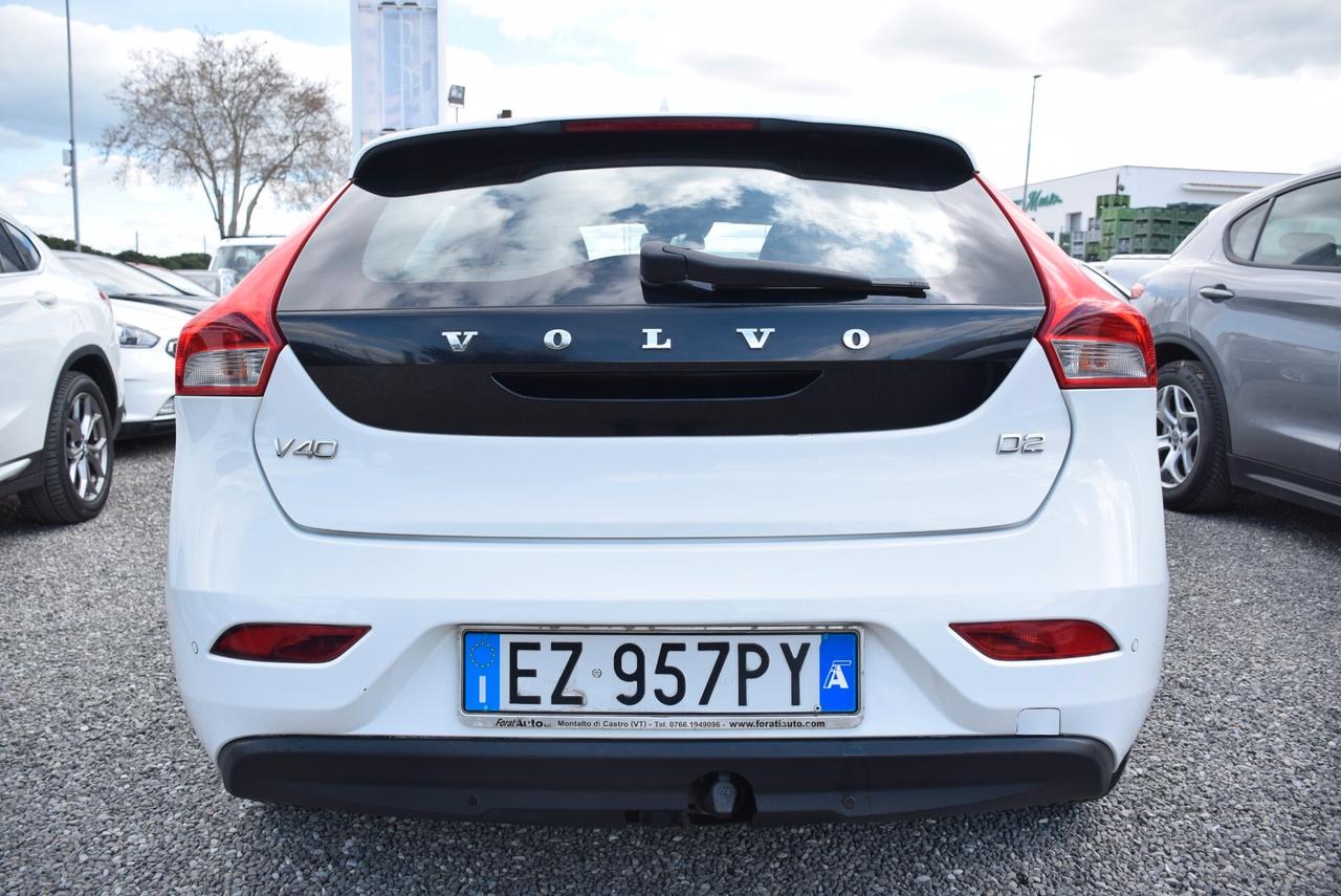 Volvo V40 GANCIO D2 1.6 115CV Business Edition NAVI CRUISE SENSORI BT OK NEOPATENTATI