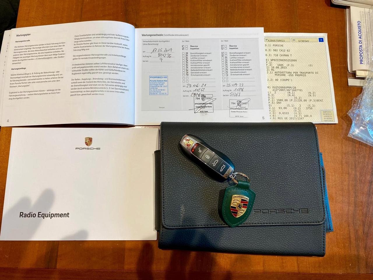 Porsche 718 Cayman 2.0 T -KM CERTIFICATI PORSCHE