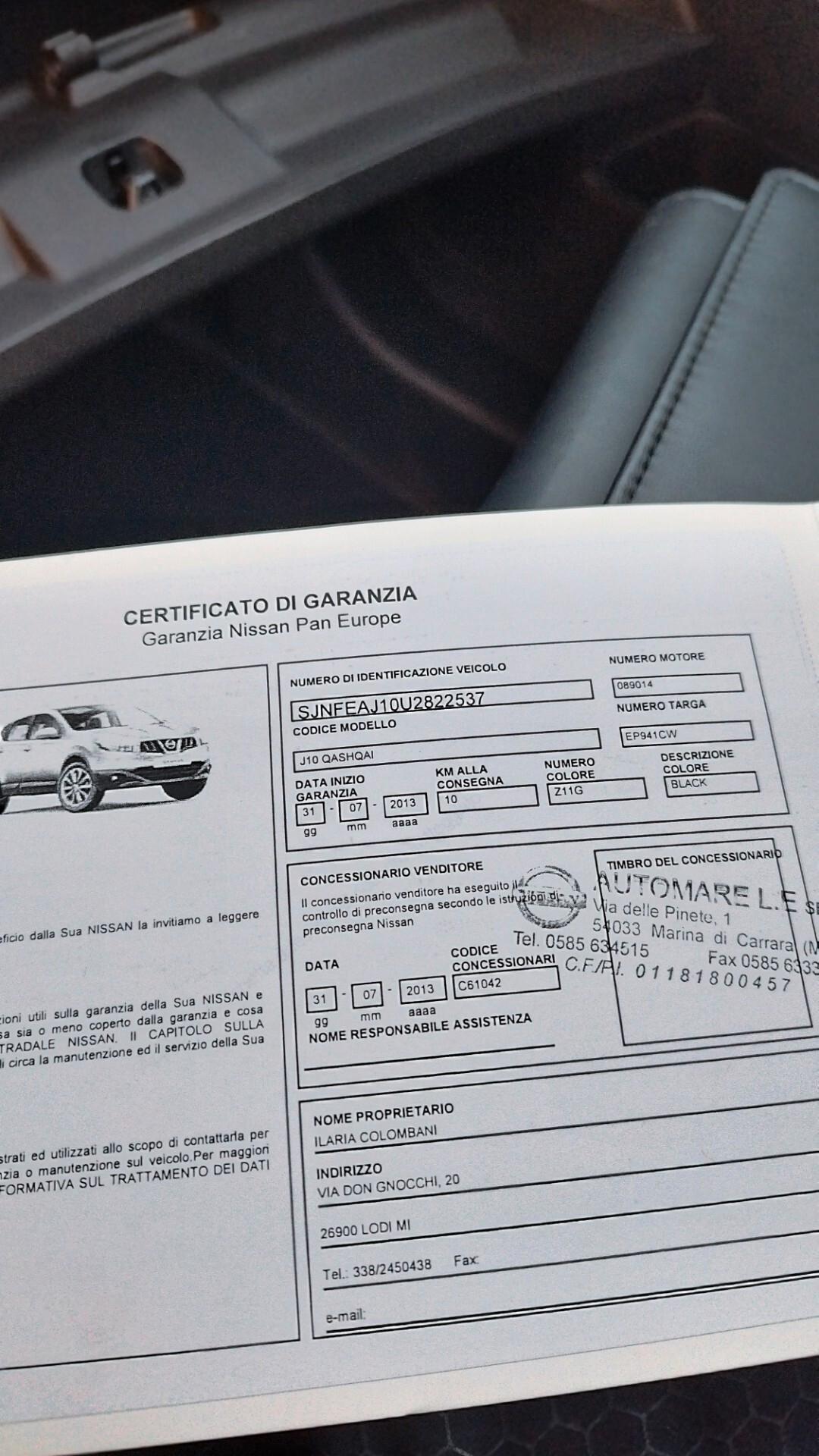Nissan Qashqai 1.6 dCi DPF Tekna