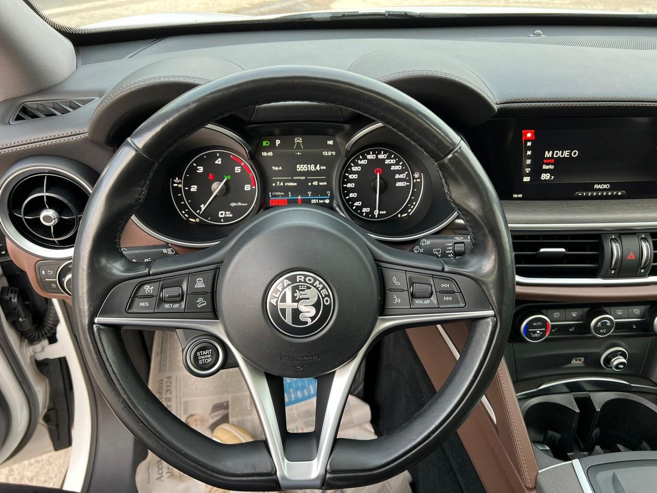 Alfa Romeo Stelvio 2.2 Turbodiesel 210 CV AT8 Q4 B-Tech TETTO APRIBILE