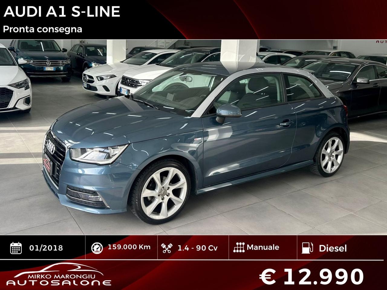 Audi A1 1.4 DIESEL S-Line FINANZIABILE